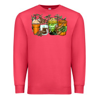 Cardinal sloth coffee cups Premium Sweatshirt - Zillion Design Studio
