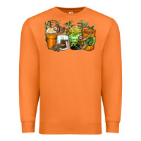 Carrot sloth coffee cups Premium Sweatshirt - Zillion Design Studio