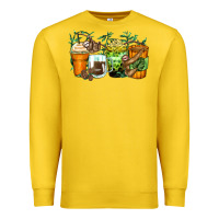Lemon sloth coffee cups Premium Sweatshirt - Zillion Design Studio