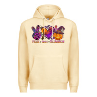 Pina Colada peace love halloween Premium Hoodie - AdoDesignShop