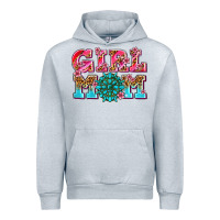 Heather Grey girl mom Urban Hoodie - AdoDesignShop