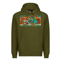 Army Green senior 2024 Premium Hoodie - Artiststas