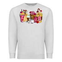 Dove Grey princess cartoon coffee cups Premium Sweatshirt - Zillion Design Studio
