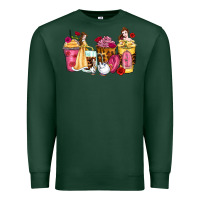 Sports Green princess cartoon coffee cups Premium Sweatshirt - Zillion Design Studio