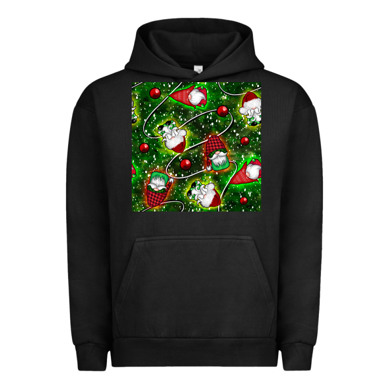 Christmas Gnomes Seamless Pattern Urban Hoodie by BundleAndBundleShop | Teevron