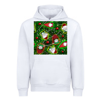 White christmas gnomes seamless pattern Urban Hoodie - BundleAndBundleShop