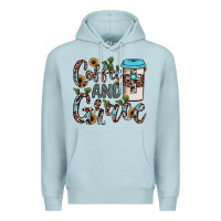 Blue Mist coffee and grace Premium Hoodie - JahusDesignShop