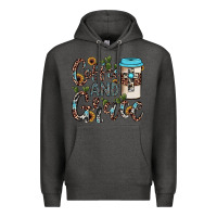 Charcoal Heather coffee and grace Premium Hoodie - JahusDesignShop