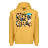 Mustard coffee and grace Premium Hoodie - JahusDesignShop