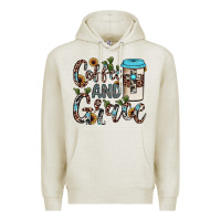 Oatmeal Heather coffee and grace Premium Hoodie - JahusDesignShop