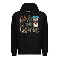 Black coffee and grace Premium Hoodie - JahusDesignShop