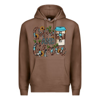Chestnut coffee and grace Premium Hoodie - JahusDesignShop