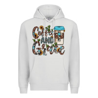 Dove Grey coffee and grace Premium Hoodie - JahusDesignShop