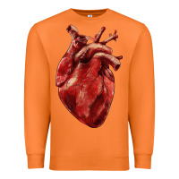 Carrot Anatomical heart Premium Sweatshirt - RanaPortraitStore