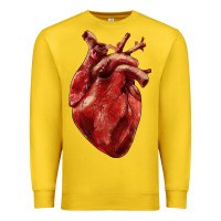 Lemon Anatomical heart Premium Sweatshirt - RanaPortraitStore