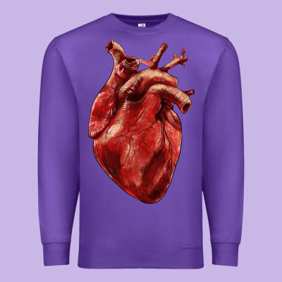 Premium Sweatshirt Anatomical heart