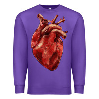 Purple Anatomical heart Premium Sweatshirt - RanaPortraitStore