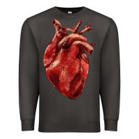 Smoke Anatomical heart Premium Sweatshirt - RanaPortraitStore