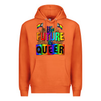 Carrot the fuuture is queer Premium Hoodie - AdoDesignShop