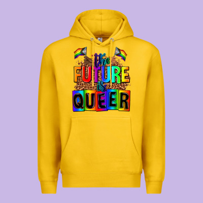 The Fuuture Is Queer Premium Hoodie Designed By Adodesignshop
