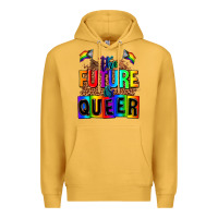 Mustard the fuuture is queer Premium Hoodie - AdoDesignShop