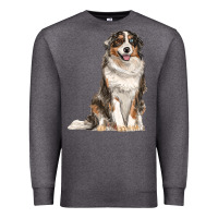 Charcoal Heather Australian shepherd Premium Sweatshirt - RanaPortraitStore
