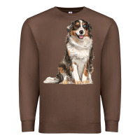 Chestnut Australian shepherd Premium Sweatshirt - RanaPortraitStore