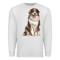 Oatmeal Heather Australian shepherd Premium Sweatshirt - RanaPortraitStore