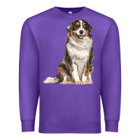 Purple Australian shepherd Premium Sweatshirt - RanaPortraitStore
