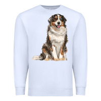 White Australian shepherd Premium Sweatshirt - RanaPortraitStore