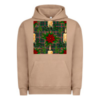 Pigment Burro christmas candle and ornaments seamless pattern Urban Hoodie - BundleAndBundleShop