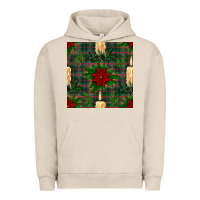 Pigment French Oak christmas candle and ornaments seamless pattern Urban Hoodie - BundleAndBundleShop