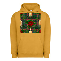 Pigment Peanut Butter christmas candle and ornaments seamless pattern Urban Hoodie - BundleAndBundleShop