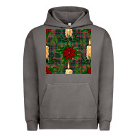 Pigment Tornado christmas candle and ornaments seamless pattern Urban Hoodie - BundleAndBundleShop
