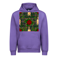 Tulip christmas candle and ornaments seamless pattern Urban Hoodie - BundleAndBundleShop