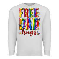Dove Grey free dad hugs Premium Sweatshirt - texasbilliewilder