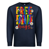 Navy free dad hugs Premium Sweatshirt - texasbilliewilder