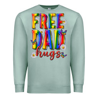 Seafoam free dad hugs Premium Sweatshirt - texasbilliewilder