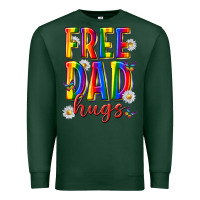 Sports Green free dad hugs Premium Sweatshirt - texasbilliewilder