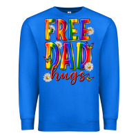 True Royal free dad hugs Premium Sweatshirt - texasbilliewilder