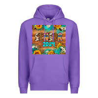 Purple senior 2024 tumbler  2 artiststas Premium Hoodie - Artiststas