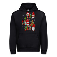 Black ho ho ho gnome Urban Hoodie - JahusDesignShop