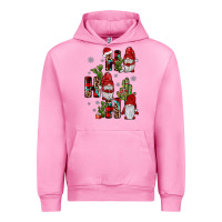 Fuchsia Pink ho ho ho gnome Urban Hoodie - JahusDesignShop