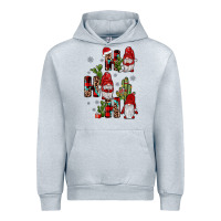 Heather Grey ho ho ho gnome Urban Hoodie - JahusDesignShop