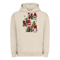 Pigment French Oak ho ho ho gnome Urban Hoodie - JahusDesignShop