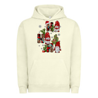 Pigment Pistachio ho ho ho gnome Urban Hoodie - JahusDesignShop