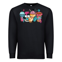 Black pet groomer coffee cups Premium Sweatshirt - Zillion Design Studio