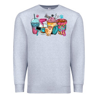 Heather Grey pet groomer coffee cups Premium Sweatshirt - Zillion Design Studio