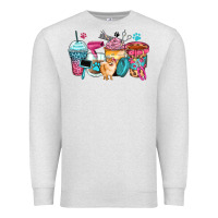 Oatmeal Heather pet groomer coffee cups Premium Sweatshirt - Zillion Design Studio