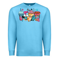 Ocean Blue pet groomer coffee cups Premium Sweatshirt - Zillion Design Studio